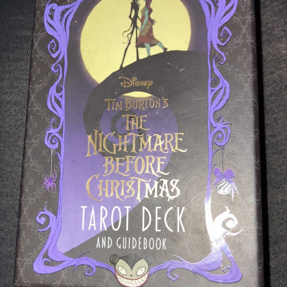 Nightmare before Christmas tarot card